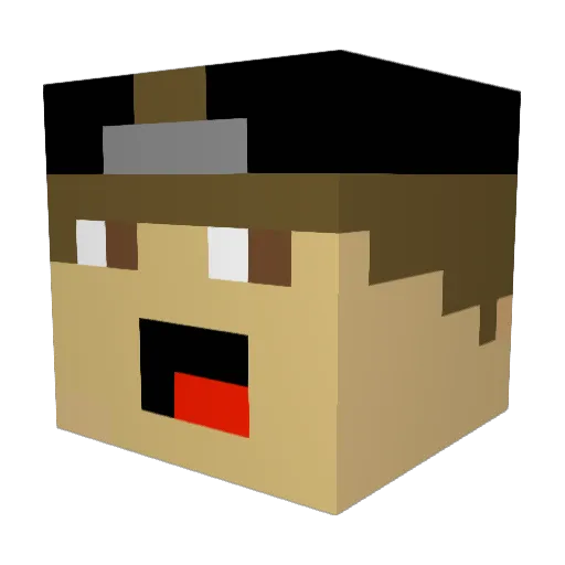 A_N_D_I Minecraft avatar head, 3D render
