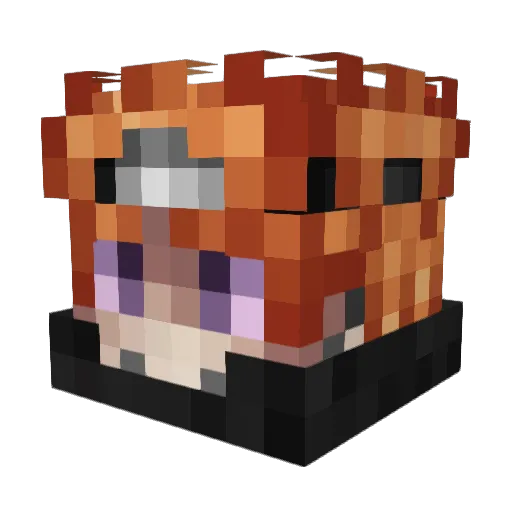 A_Pain Minecraft avatar head, 3D render