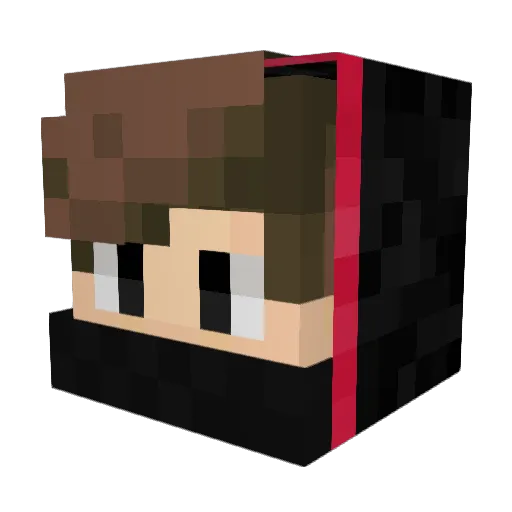 A_R_E_S_ObOGS Minecraft avatar head, 3D render