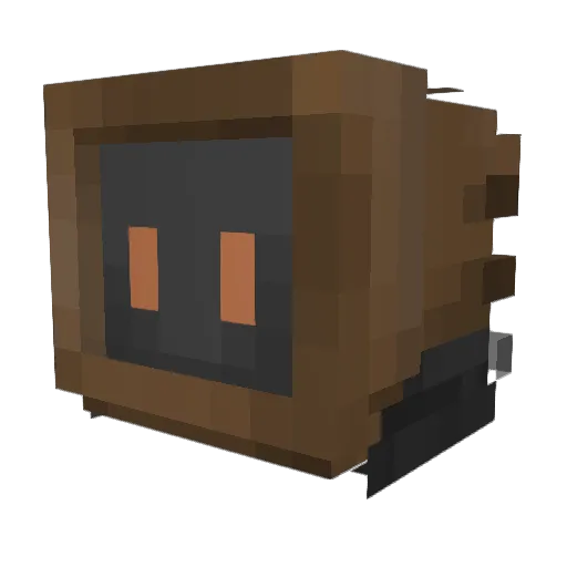 A_Random_Dino Minecraft avatar head, 3D render