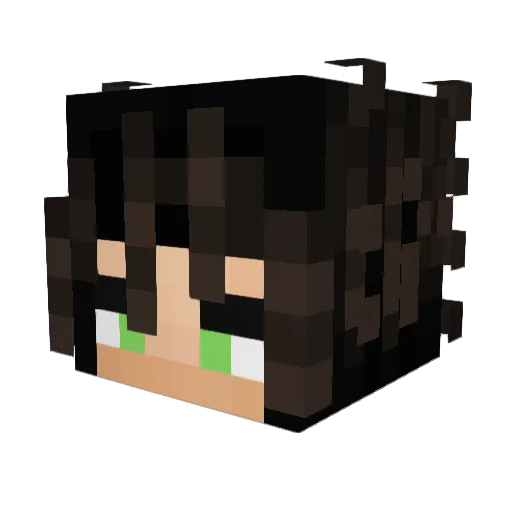 A_Skelephant Minecraft avatar head, 3D render