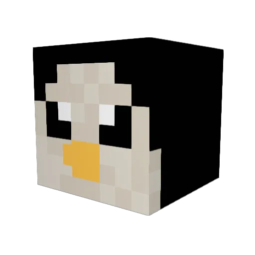 A_Space_Monkey Minecraft avatar head, 3D render