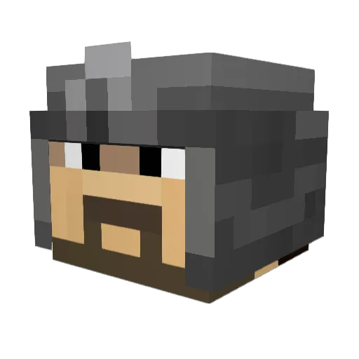 A_Veers Minecraft avatar head, 3D render