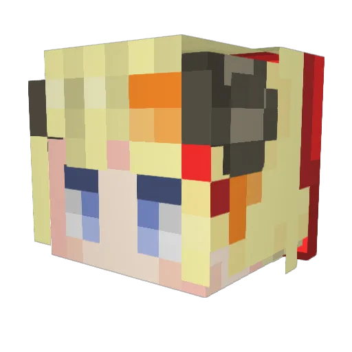 A_Wild_Egg5 Minecraft avatar head, 3D render