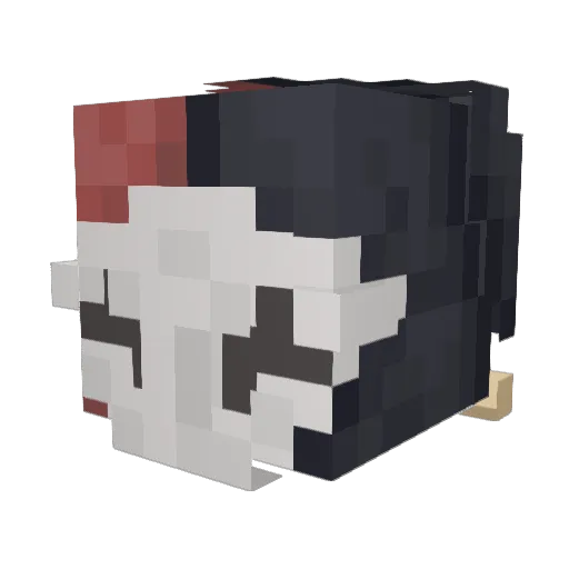 A_Z_R_A_E_L Minecraft avatar head, 3D render