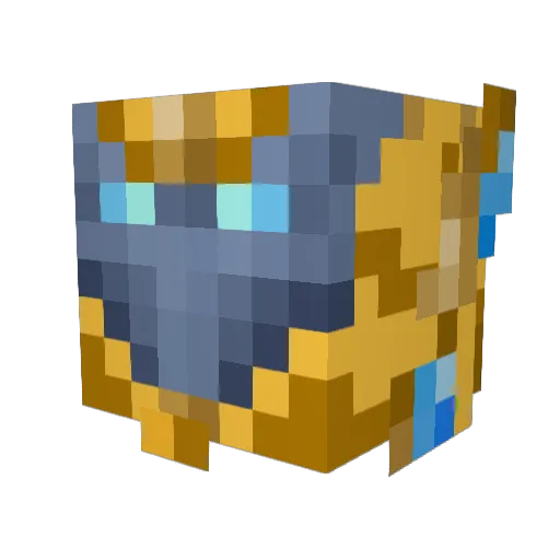 A_Zealot Minecraft avatar head, 3D render