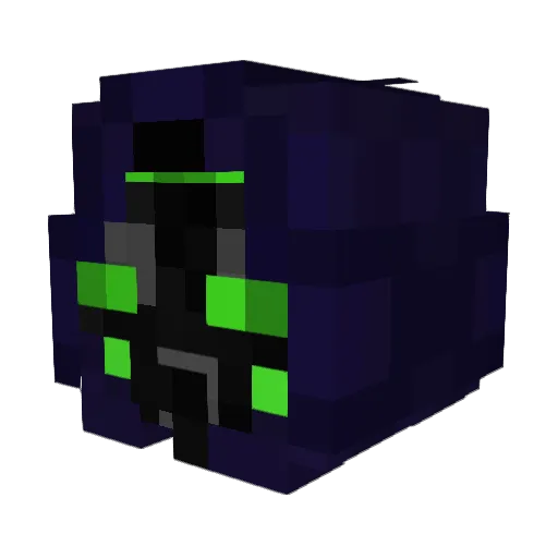 A__6 Minecraft avatar head, 3D render