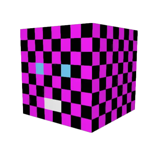 A___Mystery Minecraft avatar head, 3D render