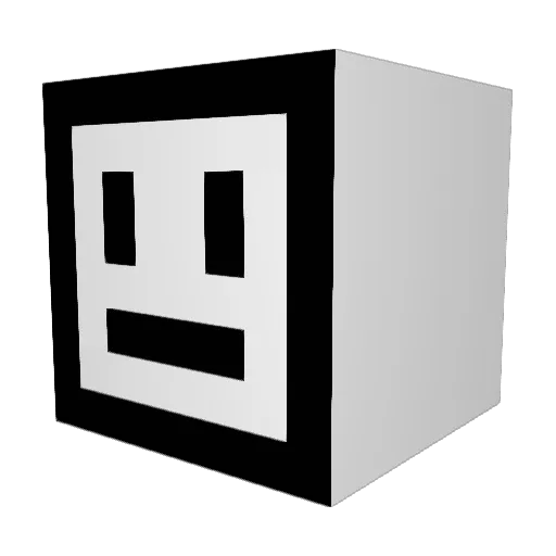 A_bot7 Minecraft avatar head, 3D render