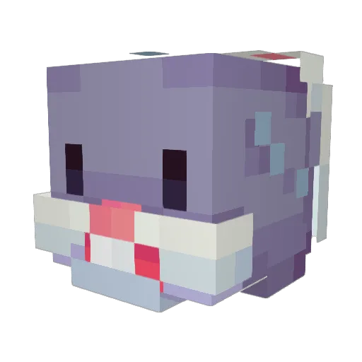 A_hyeony Minecraft avatar head, 3D render
