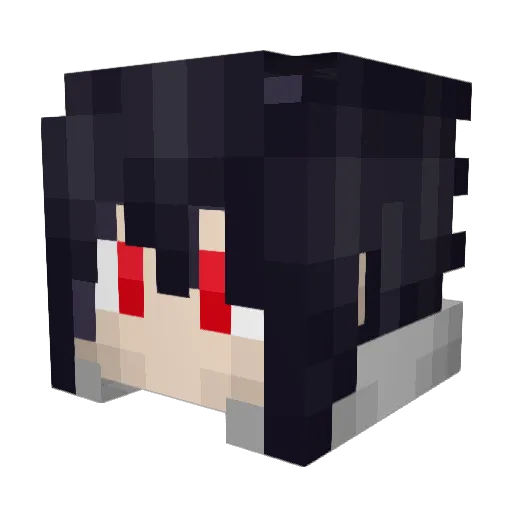 A_lengleng Minecraft avatar head, 3D render