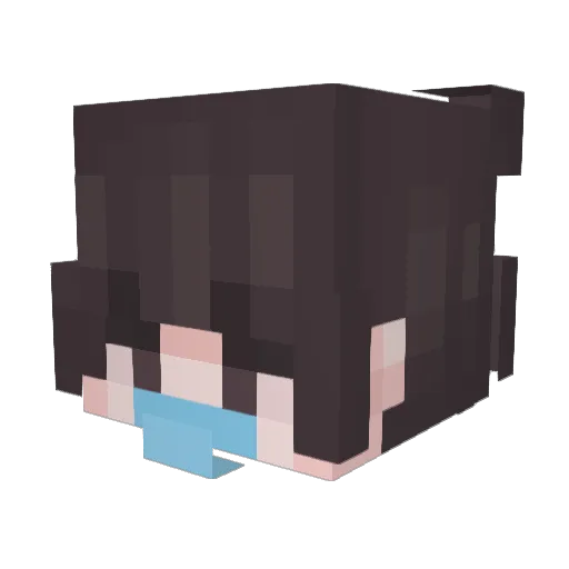 A_uwu_3567 Minecraft avatar head, 3D render