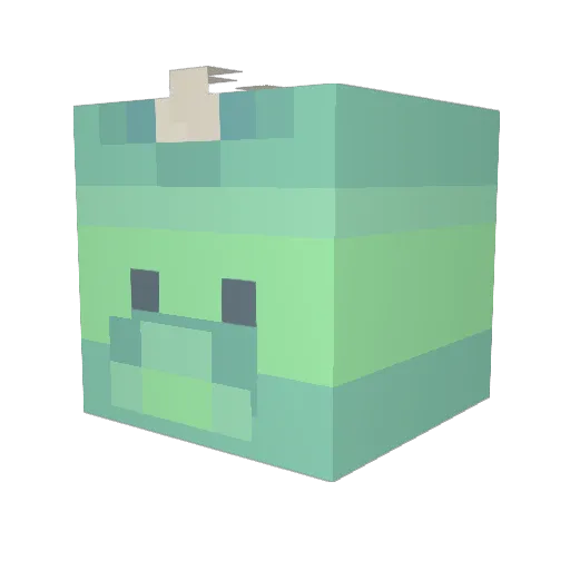 AaIiDdSs Minecraft avatar head, 3D render