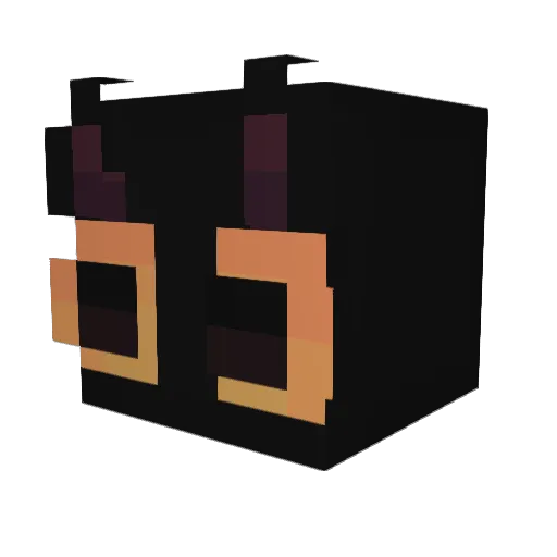 AaRON_Veterok Minecraft avatar head, 3D render