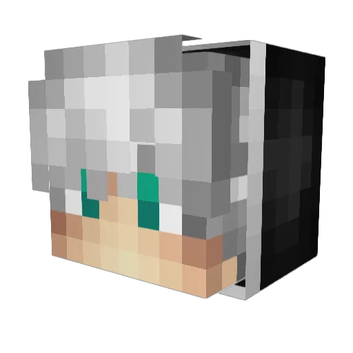 AaRoon974 Minecraft avatar head, 3D render