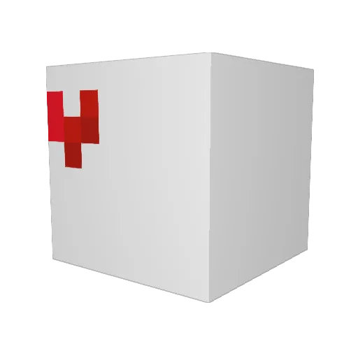 Aab121 Minecraft avatar head, 3D render