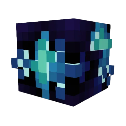 Aadixyz Minecraft avatar head, 3D render