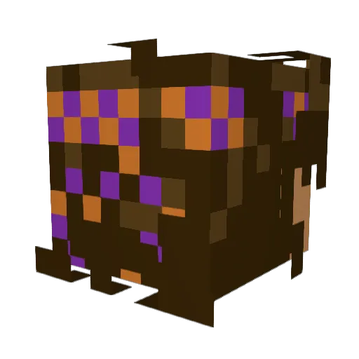 Aadrenn Minecraft avatar head, 3D render