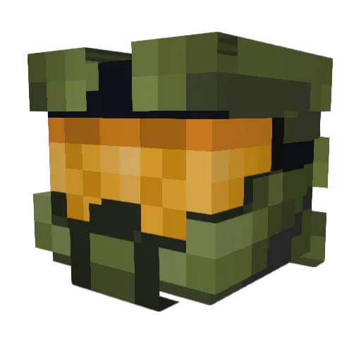 Aaeonaxx Minecraft avatar head, 3D render