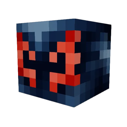 Aajan Minecraft avatar head, 3D render