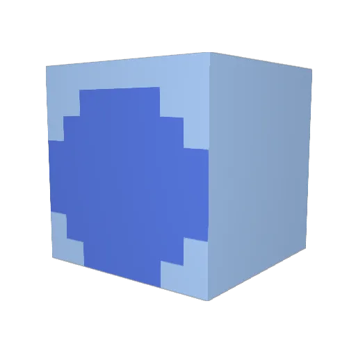 Aakiox Minecraft avatar head, 3D render
