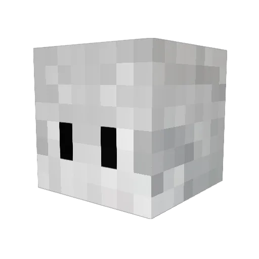 Aakuma_zmk Minecraft avatar head, 3D render