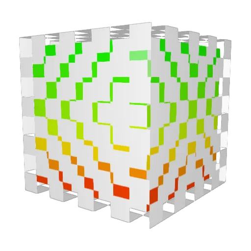 Aalegre Minecraft avatar head, 3D render