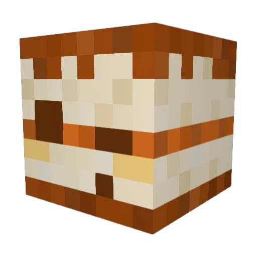 Aali_ Minecraft avatar head, 3D render