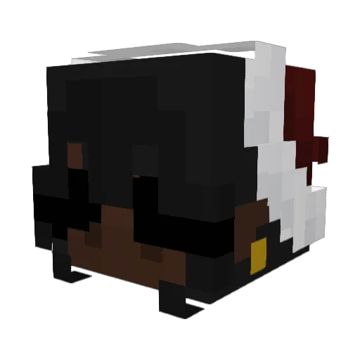 Aaliyah509 Minecraft avatar head, 3D render