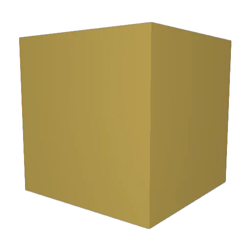Aaloo Minecraft avatar head, 3D render