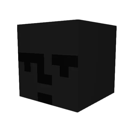 Aalt02 Minecraft avatar head, 3D render