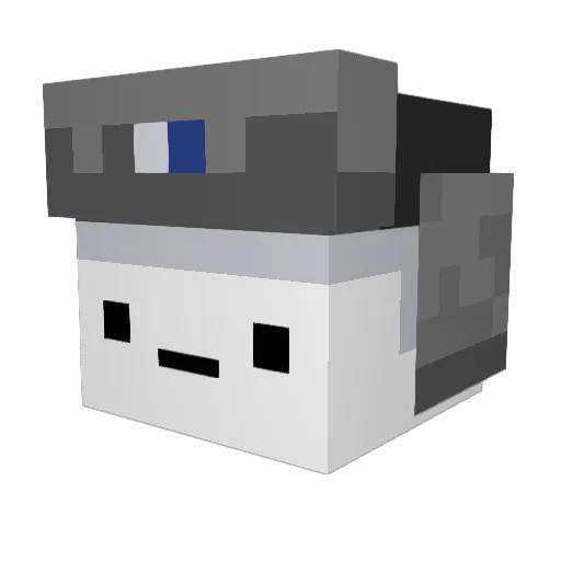 Aaltone Minecraft avatar head, 3D render