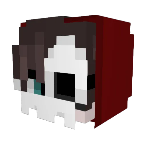 Aamoon666 Minecraft avatar head, 3D render