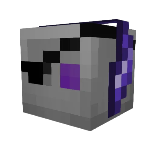 Aamzy Minecraft avatar head, 3D render