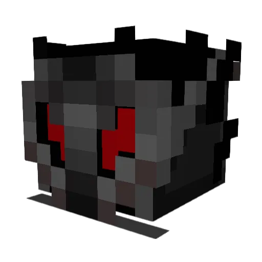 Aaokie Minecraft avatar head, 3D render
