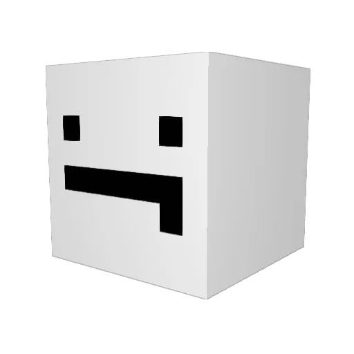 AapeliK Minecraft avatar head, 3D render