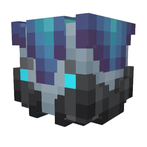 AaraX_ Minecraft avatar head, 3D render