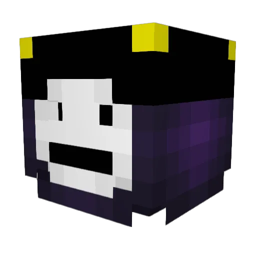 AaravvPlayz Minecraft avatar head, 3D render