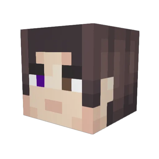 Aarker44 Minecraft avatar head, 3D render
