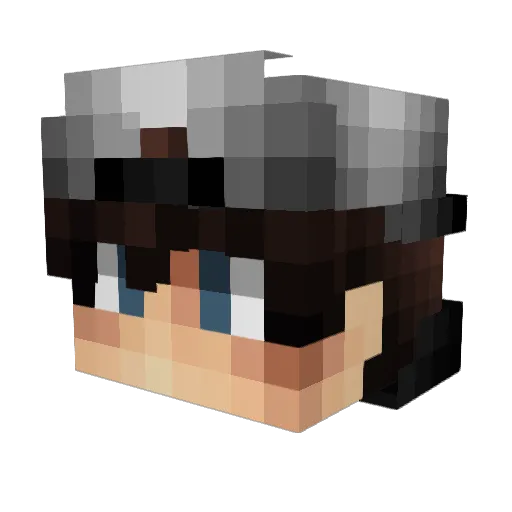 Aaron19677 Minecraft avatar head, 3D render