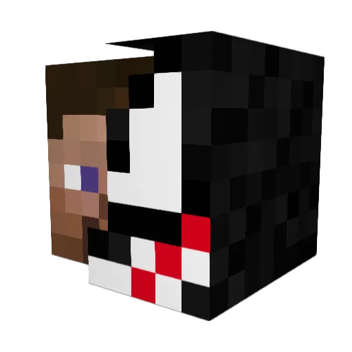 AaronAdrales1 Minecraft avatar head, 3D render