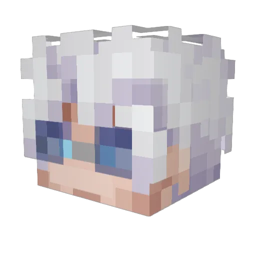 AaronAftonYT Minecraft avatar head, 3D render