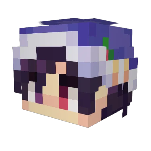 AaronAimZ Minecraft avatar head, 3D render