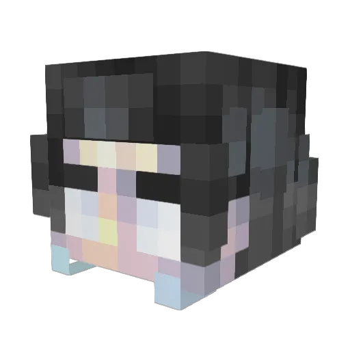 AaronBNG Minecraft avatar head, 3D render