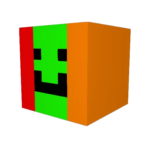 AaronBallCraft Minecraft avatar head, 3D render
