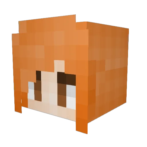 AaronBatten Minecraft avatar head, 3D render