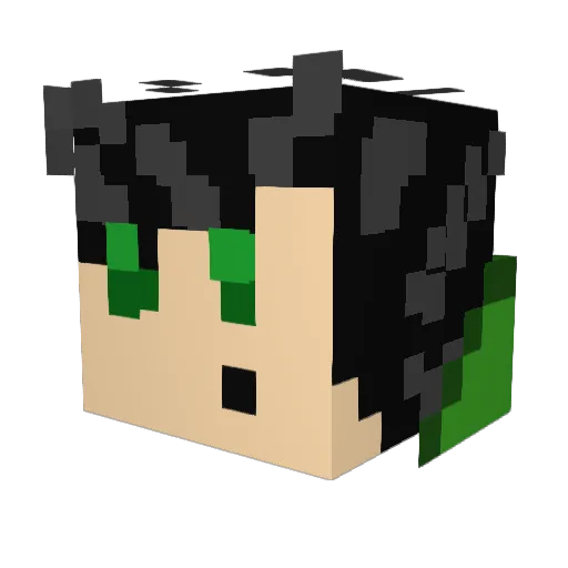 AaronCW57 Minecraft avatar head, 3D render
