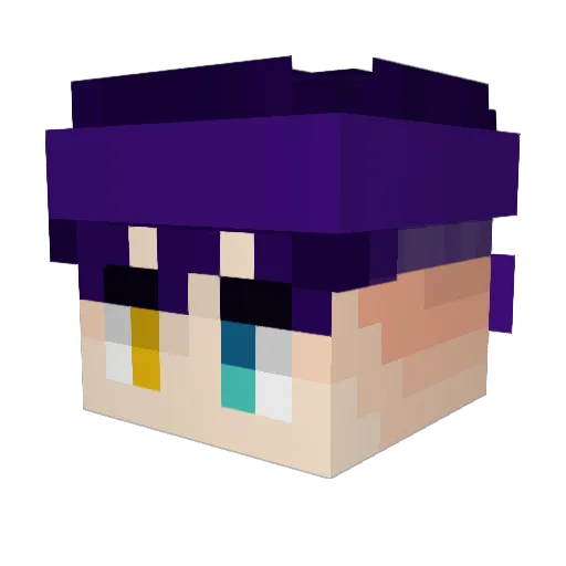 AaronDG5 Minecraft avatar head, 3D render