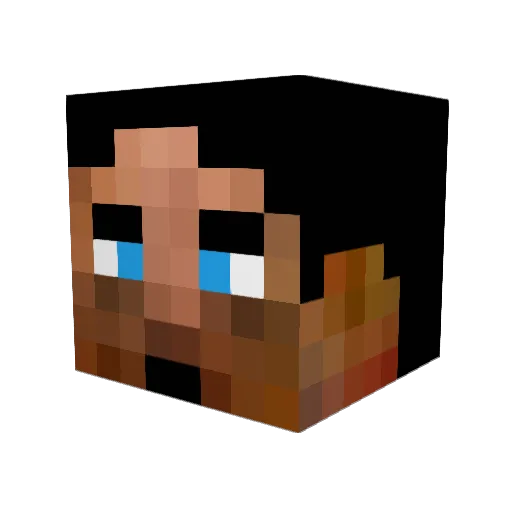 AaronGeorge92 Minecraft avatar head, 3D render