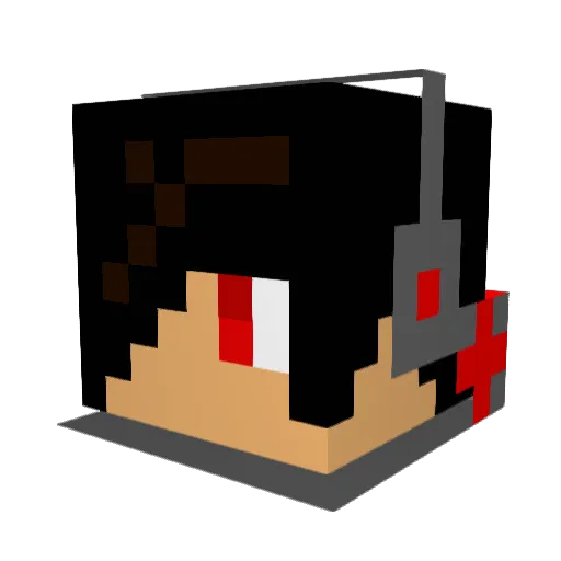 AaronJLim Minecraft avatar head, 3D render